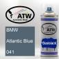 Preview: BMW, Atlantic Blue, 041: 400ml Sprühdose, von ATW Autoteile West.